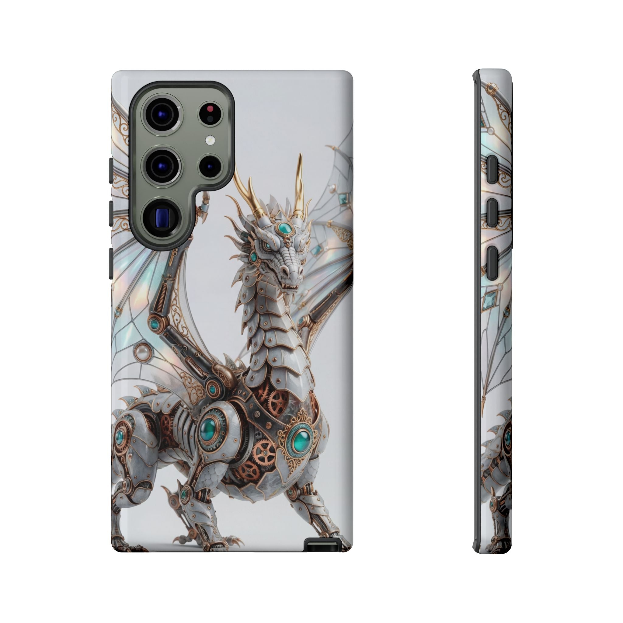 Steampunk Mechanical Dragon Samsung Galaxy Case — Fantasy Armor Protective Cover