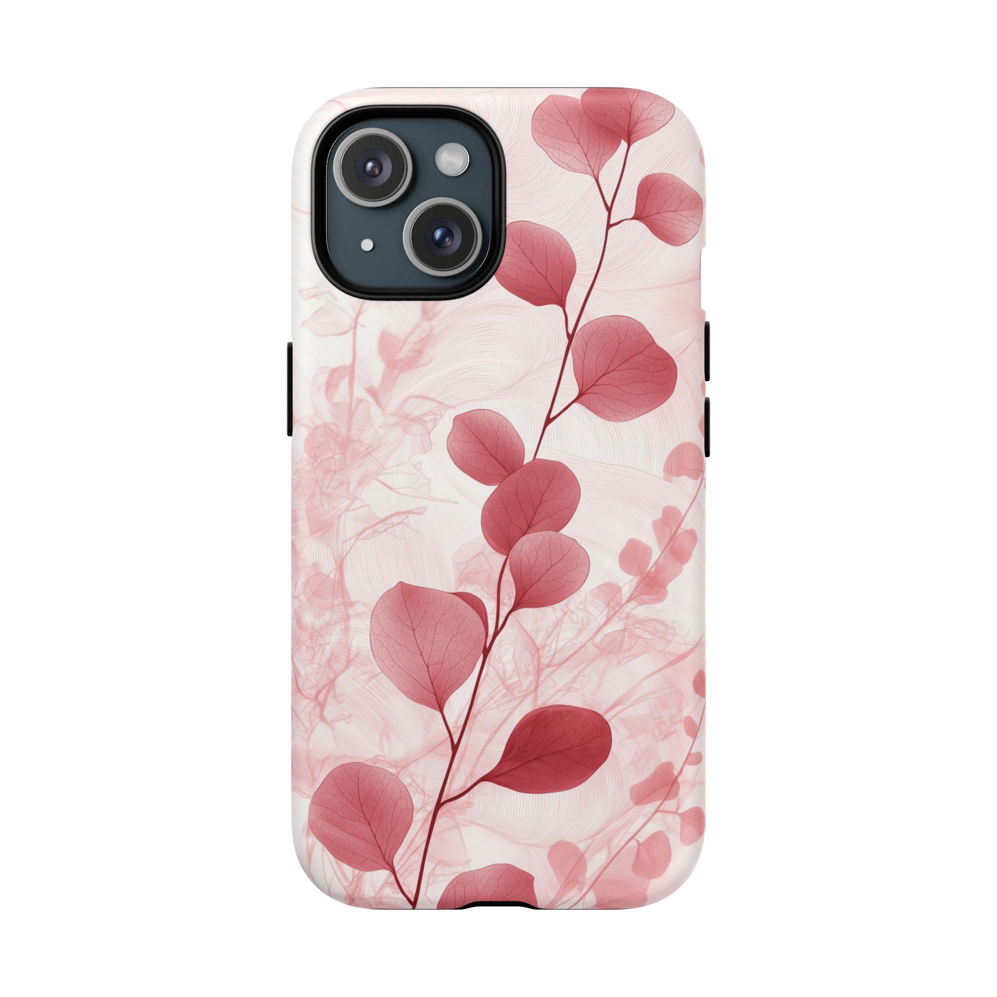 Pink Botanical Floral Eucalyptus MagSafe iPhone Case