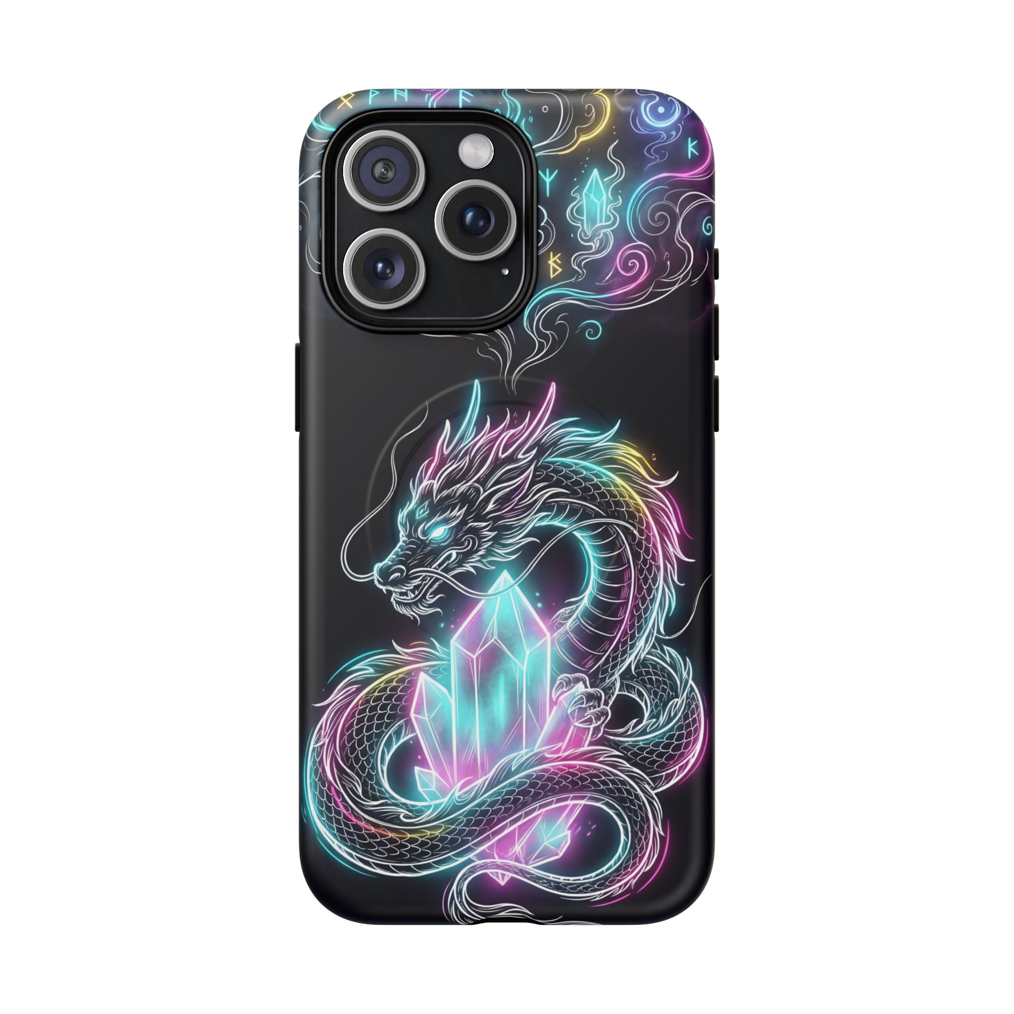 Neon Loong Crystal MagSafe iPhone Case