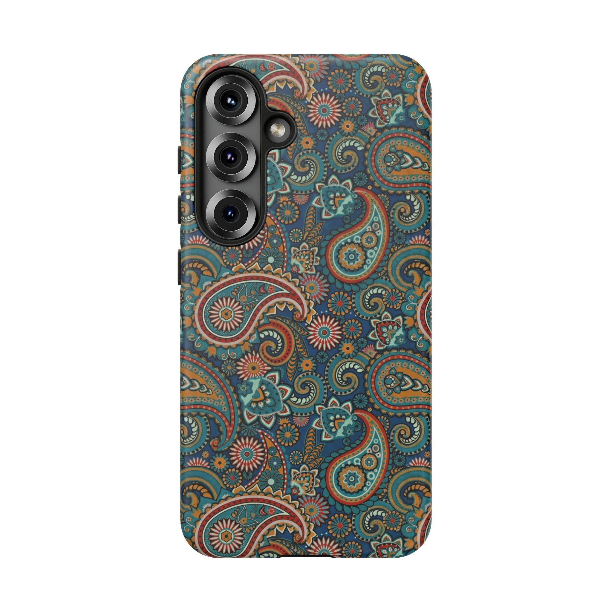 Batik Vibrant Paisley Protective Tough Samsung Galaxy Case