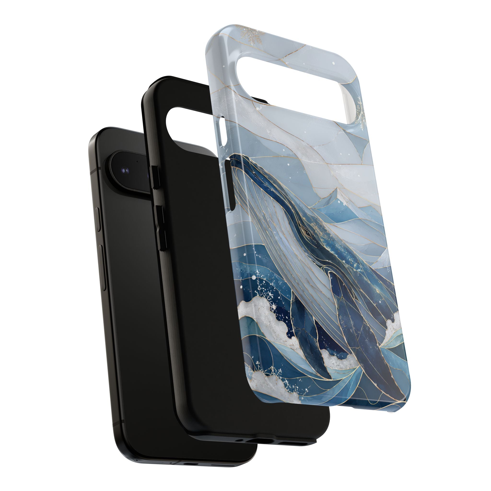 Blue Whale Google Pixel Phone Case | Ocean Wave Phone Case