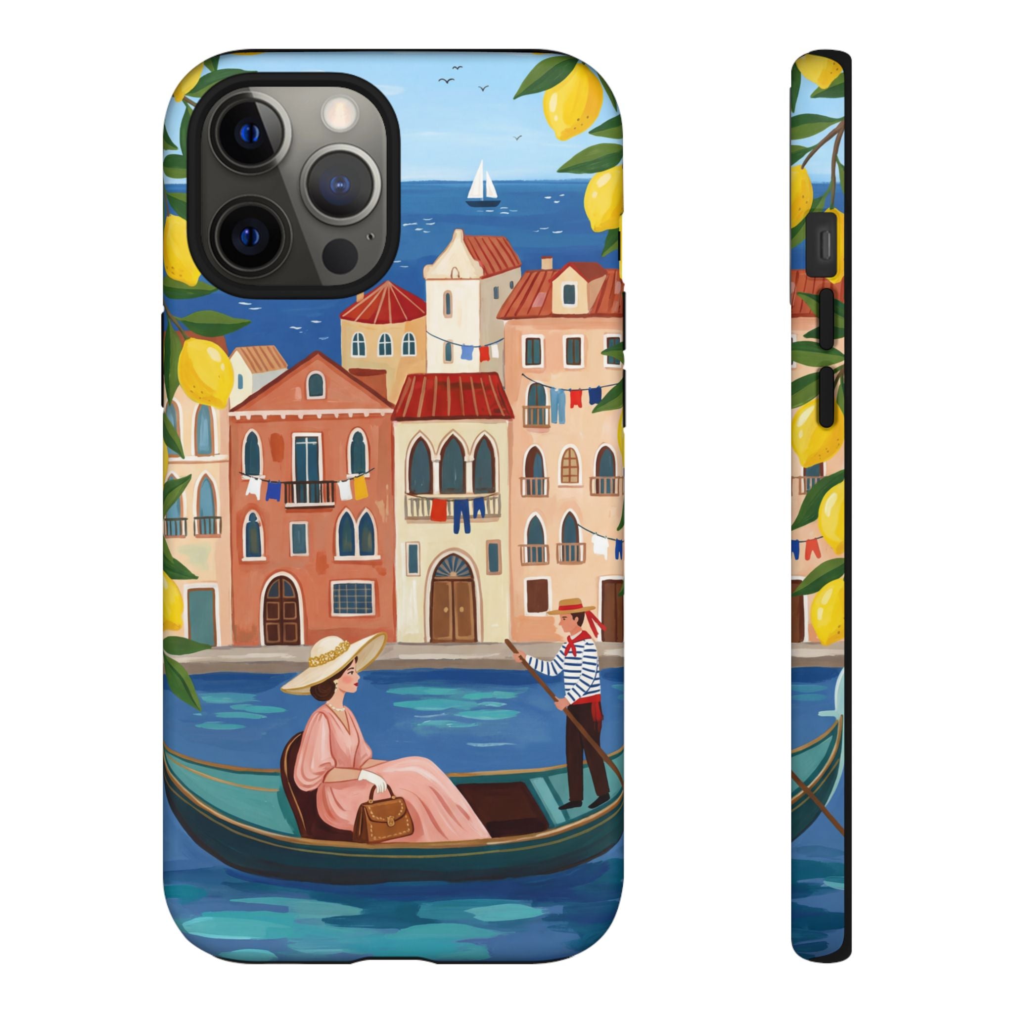 Venetian Gondola iPhone Case | Lemon Coast Waterfront Travel