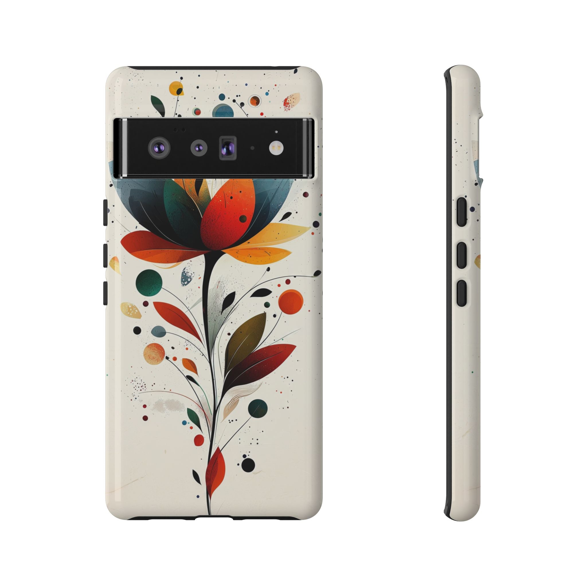 Floral Abstract Google Pixel Case | Colourful Botanical Art