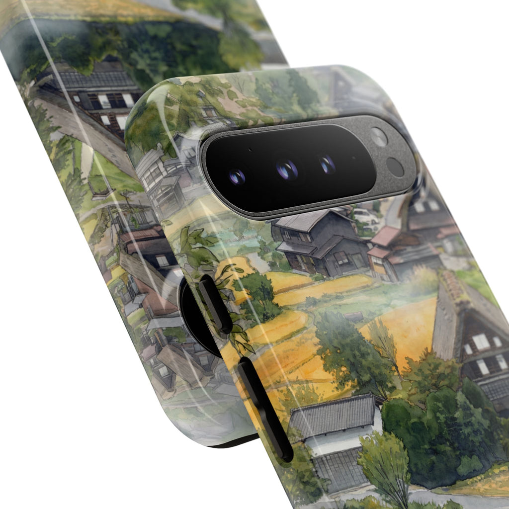 Shirakawa Whisper | Japan Watercolour  Google Pixel Phone Case