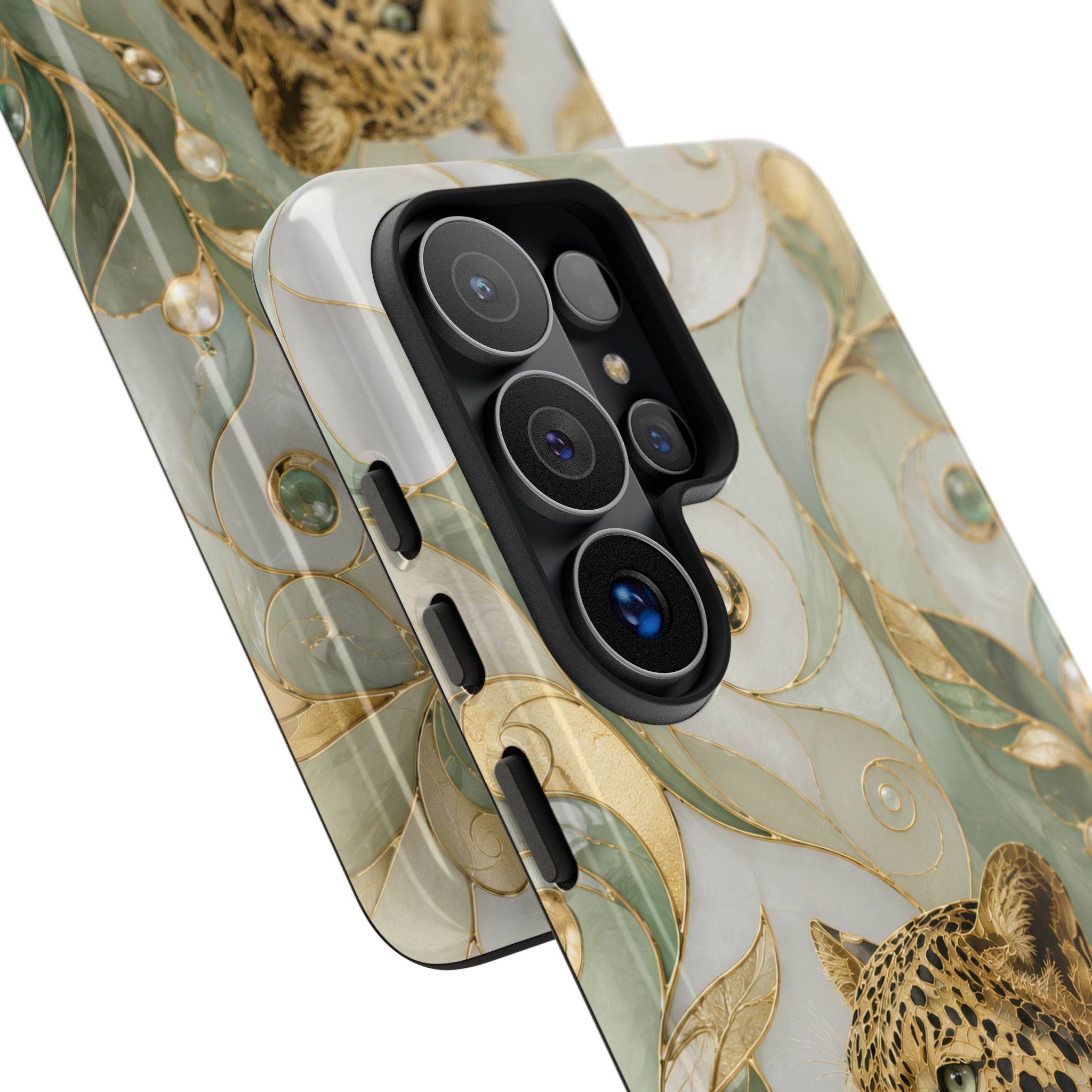 Leopard Samsung Galaxy Phone Case | Elegant Big Cat Art Cover