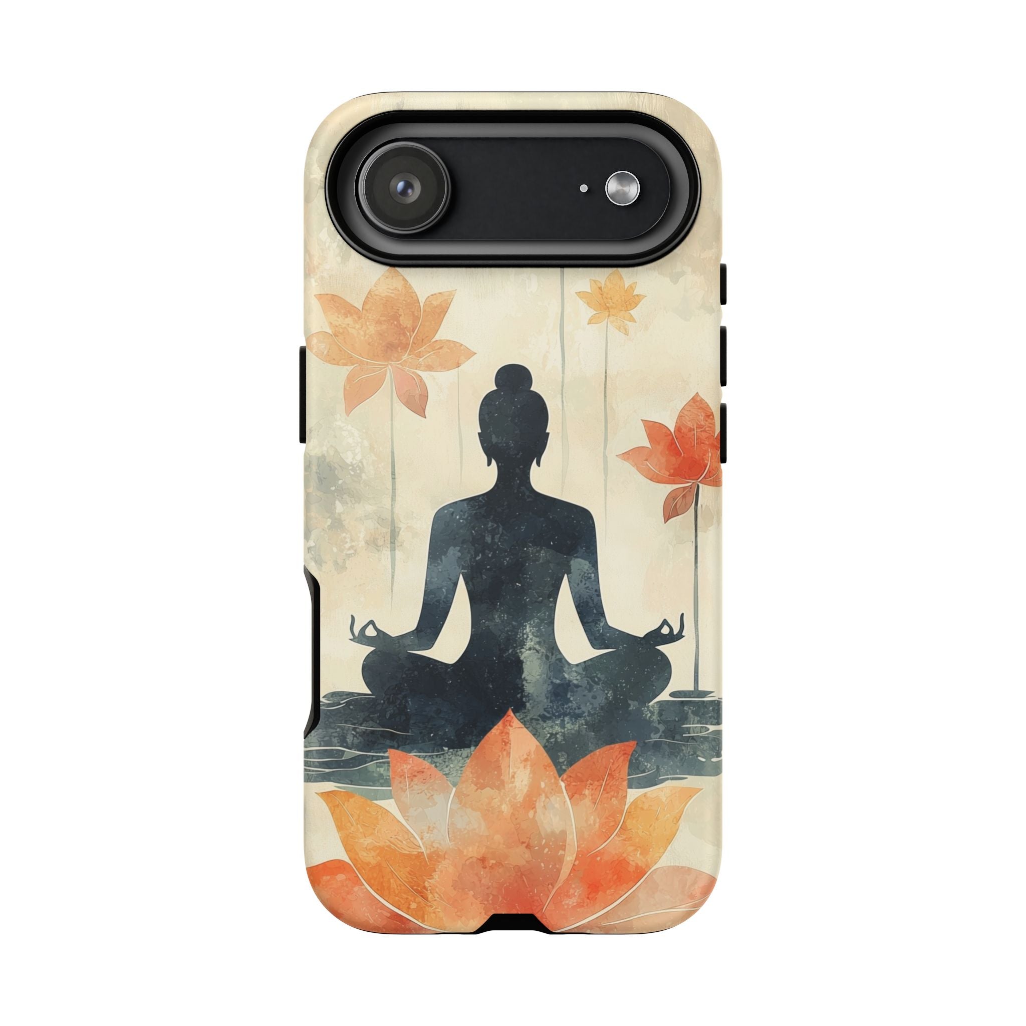 Yoga Lotus iPhone Case | Meditative Silhouette