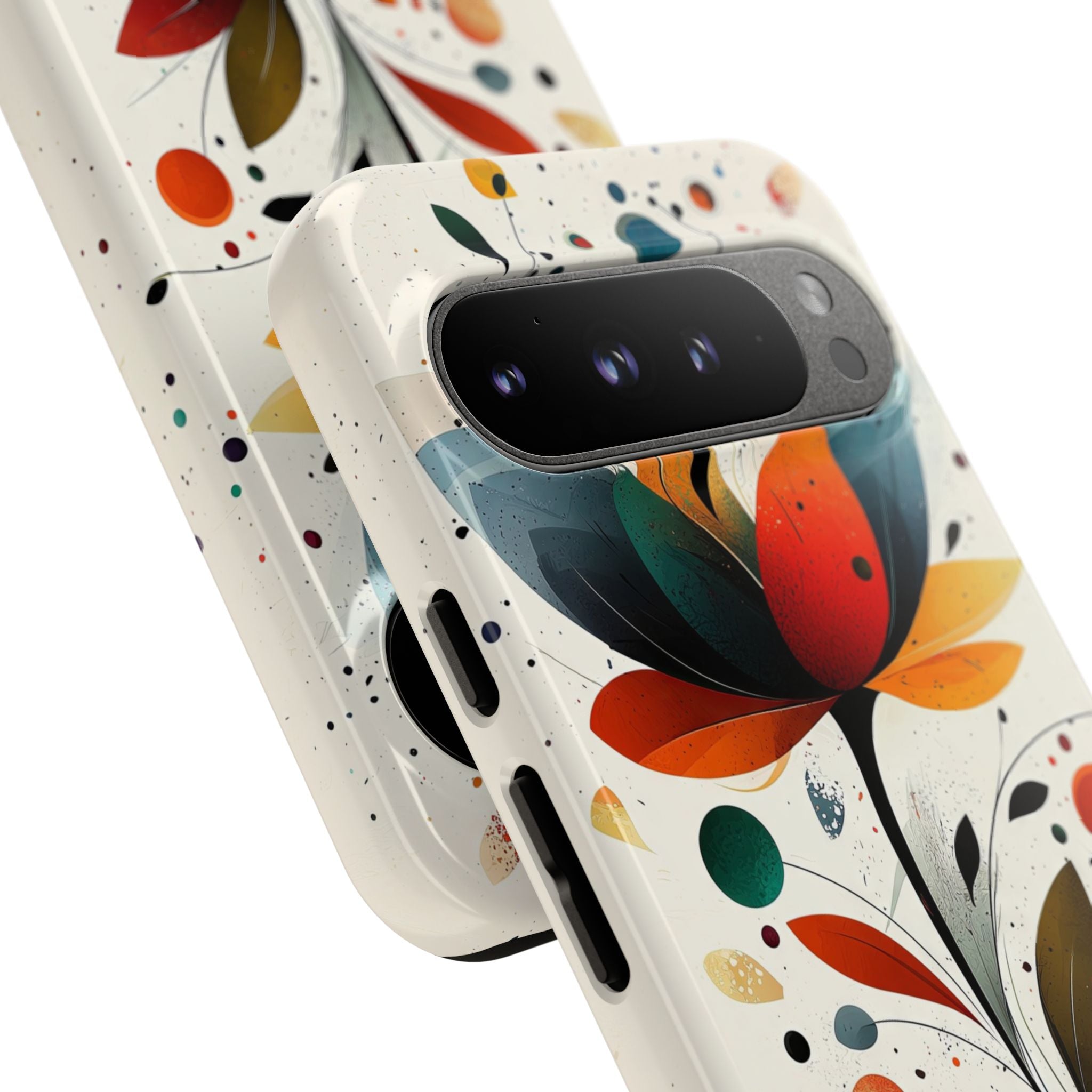 Floral Abstract Google Pixel Case | Colourful Botanical Art