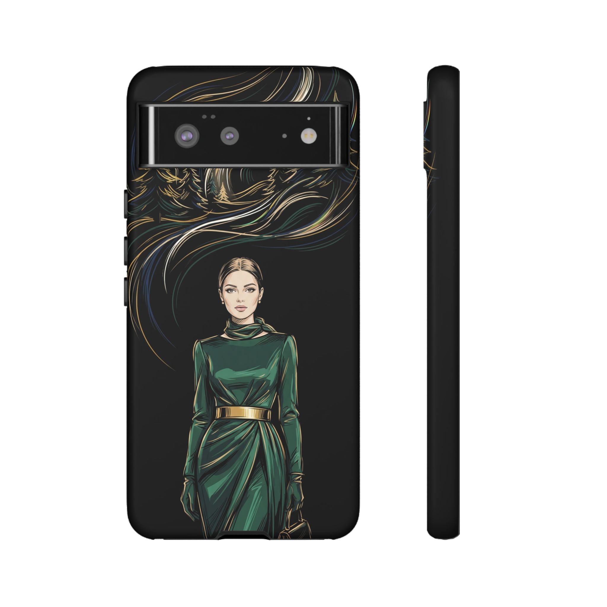 Elegant Forest Woman Google Pixel Phone Case