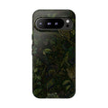 Dark Botanical Tough Google Pixel Phone Case | Moody Forest Owl Cover