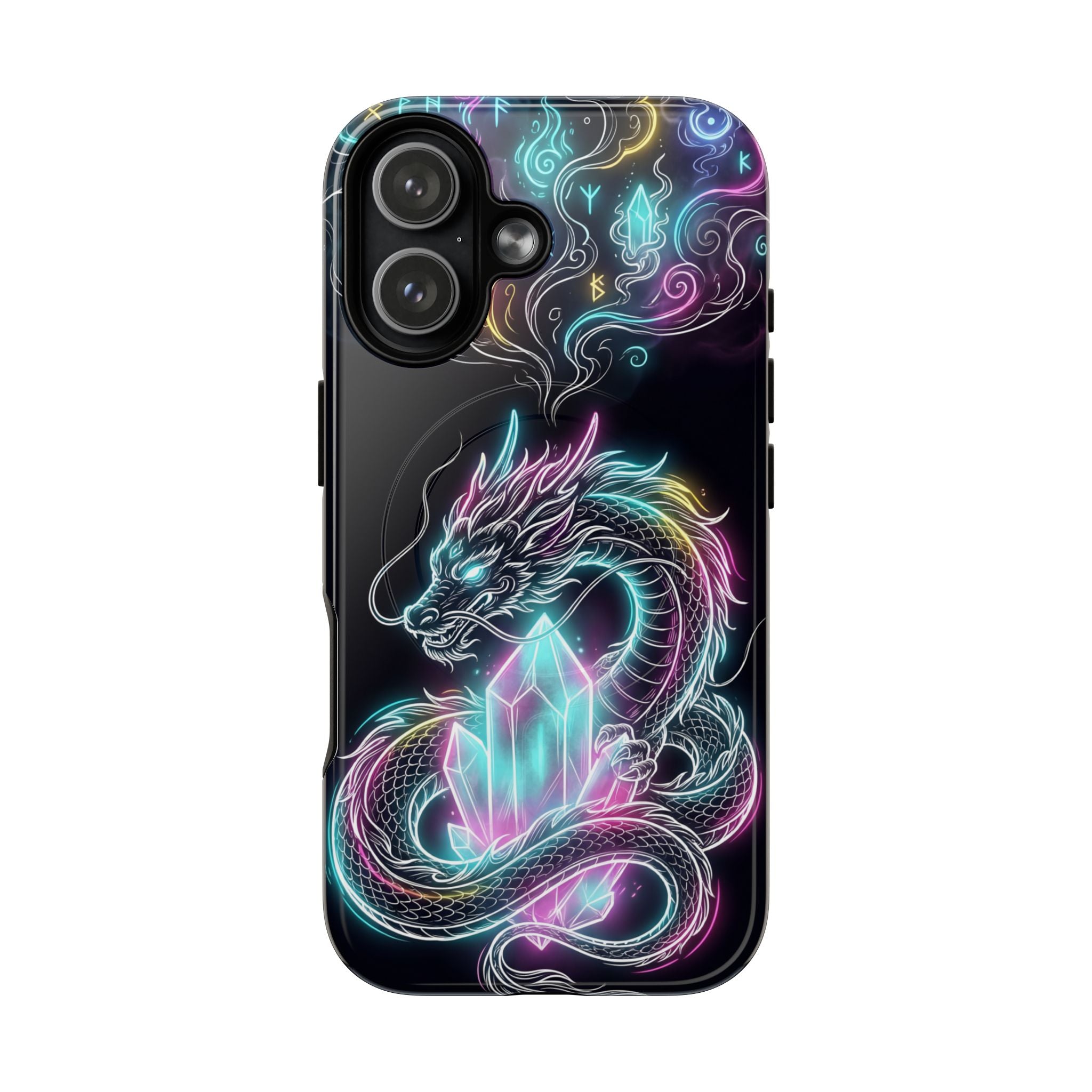 Neon Loong Crystal MagSafe iPhone Case