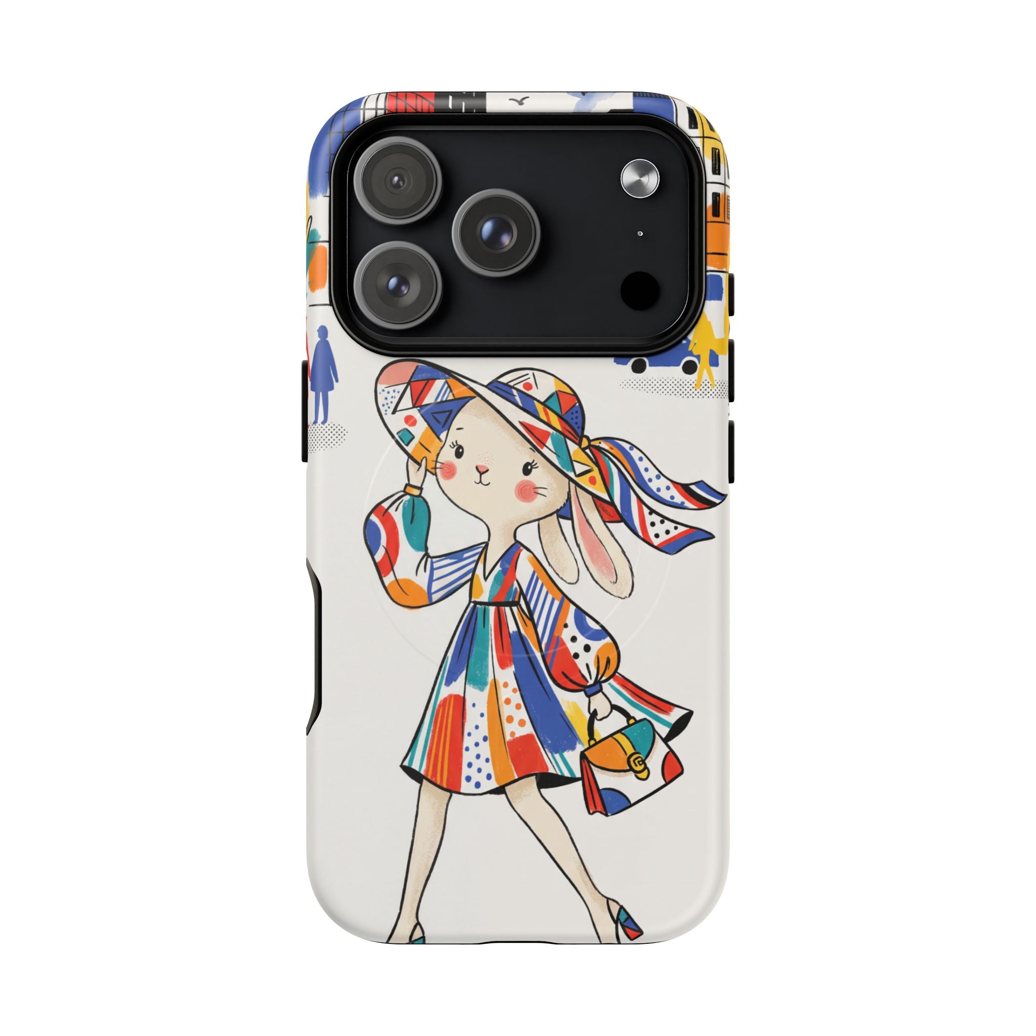 Chic Bunny City MagSafe iPhone Case