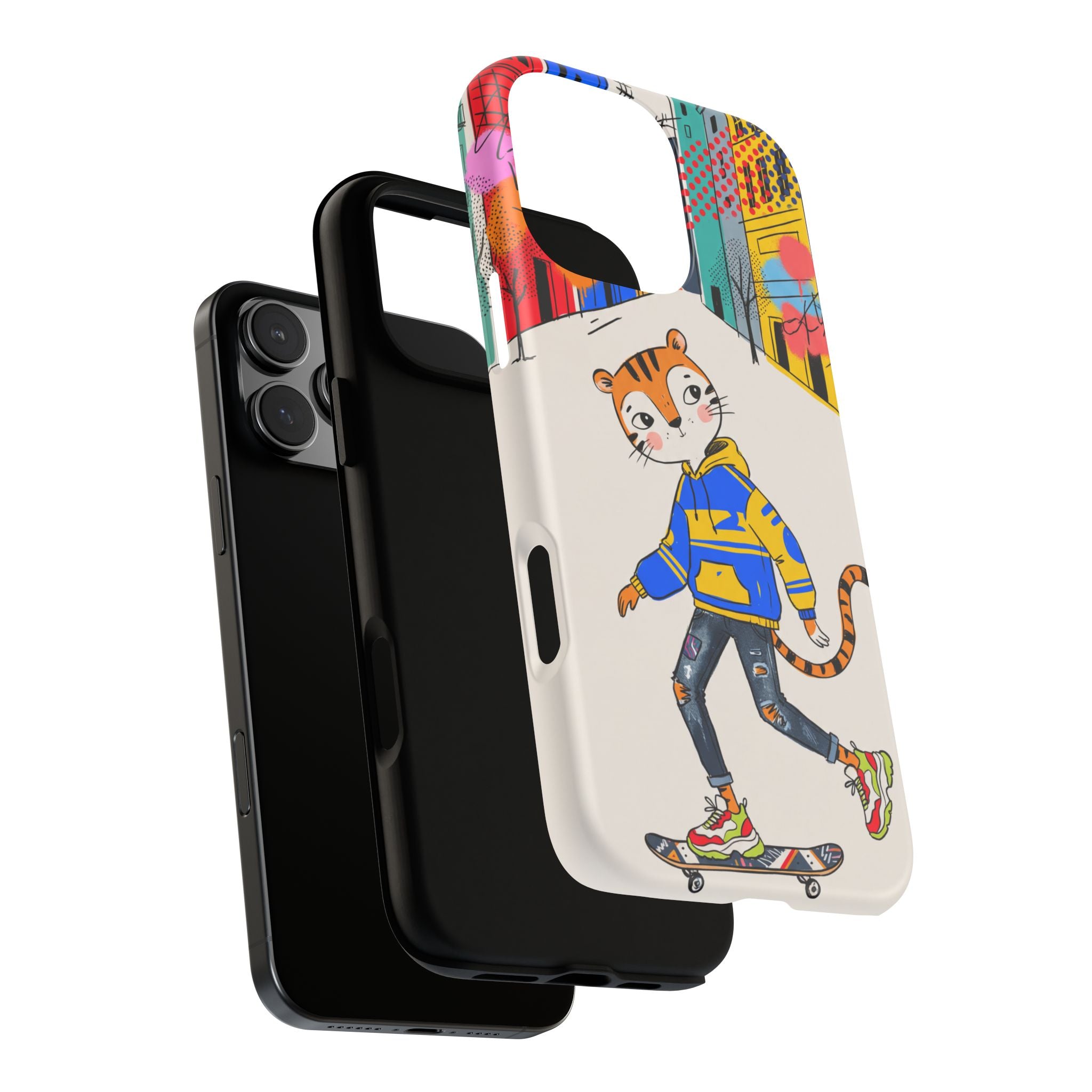 Skater Tiger iPhone Case