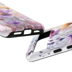 Floral Watercolour Tough Google Pixel Case | Purple & Yellow Wildflowers