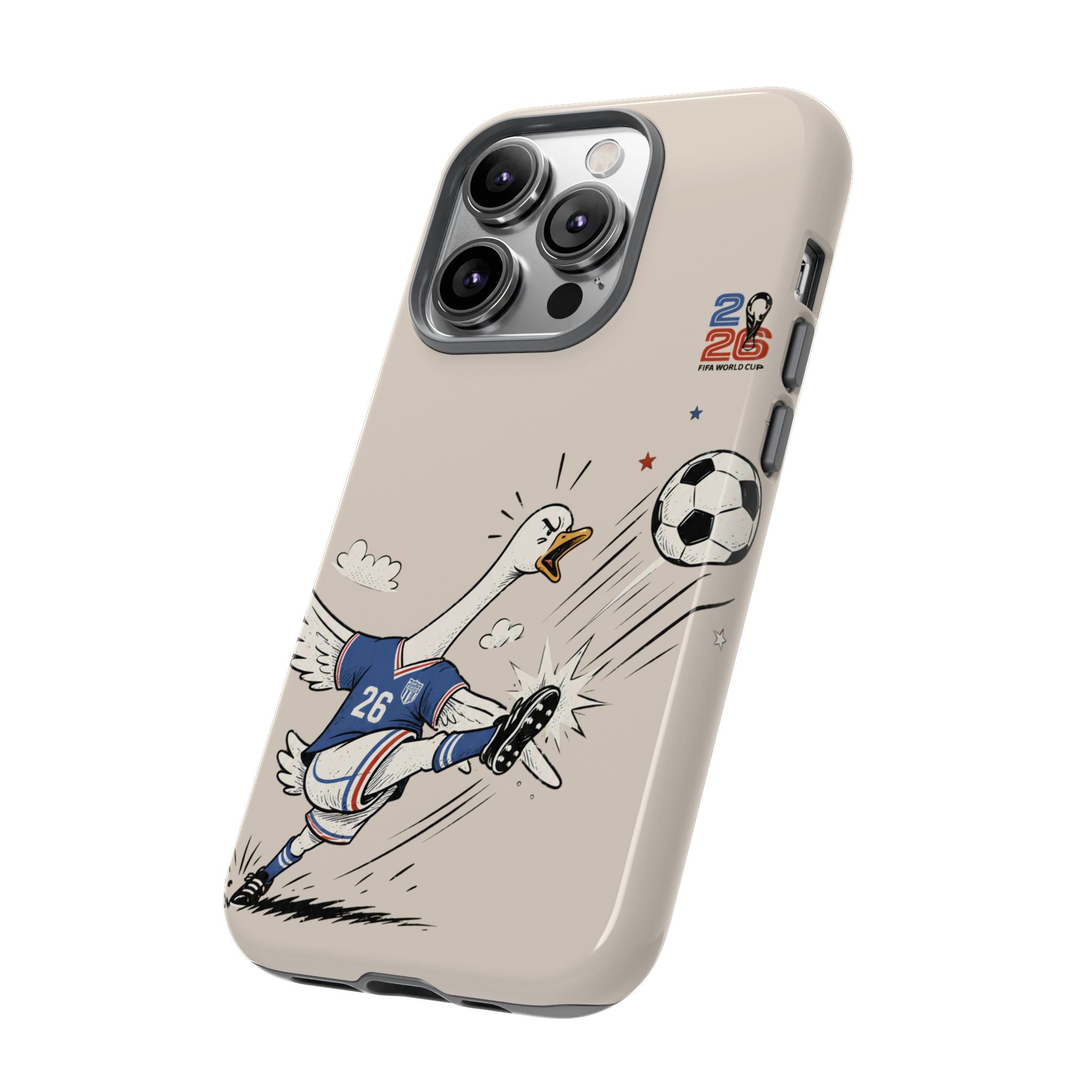 Soccer Goose iPhone Case | Funny Sports Bird Cover