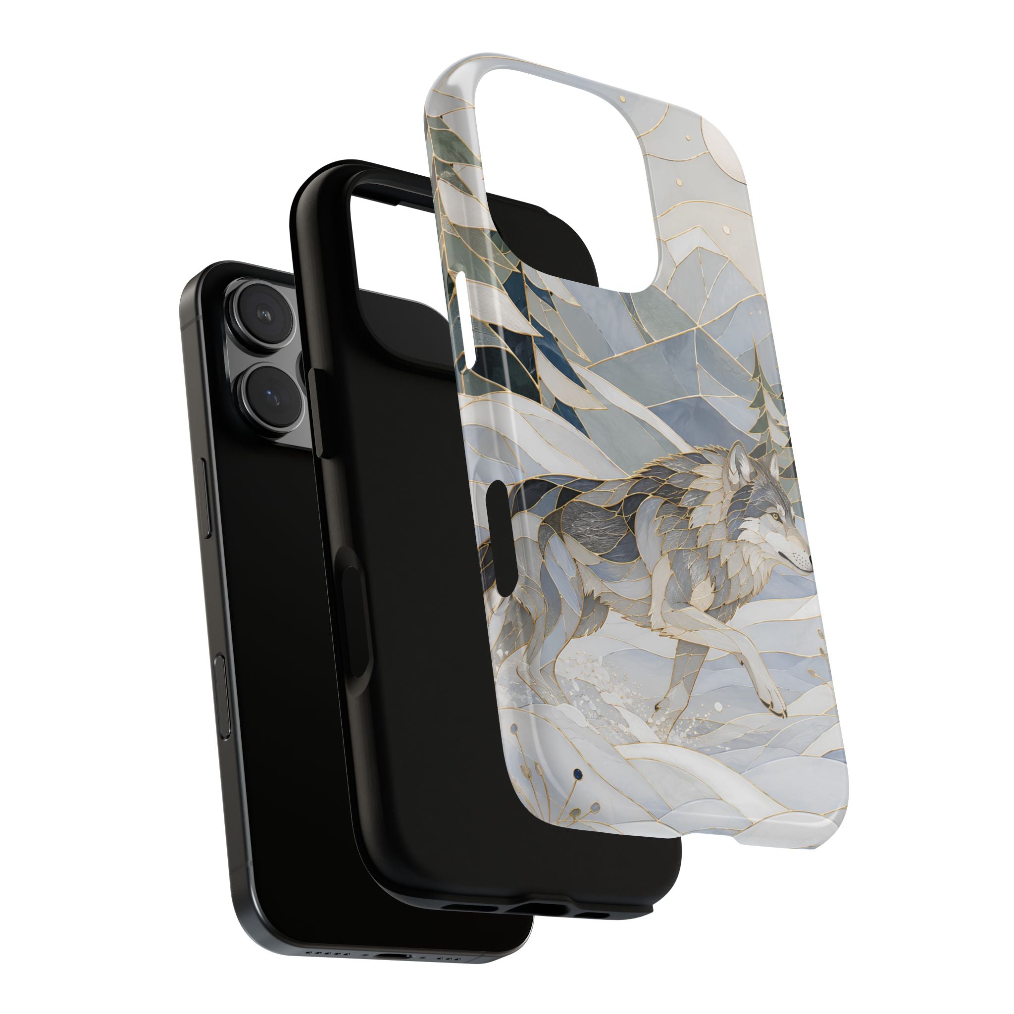 Winter Wolf iPhone Case | Mountain Forest iPhone Case