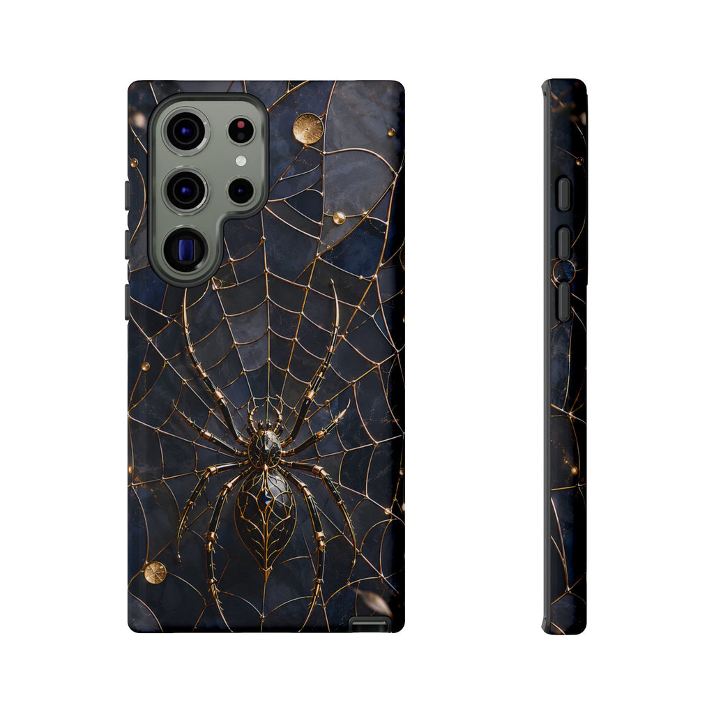 Gothic Spiderweb Samsung Galaxy Phone Case | Dark Academia Cover