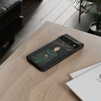 Custodia per Google Pixel Donna Elegante nella Foresta