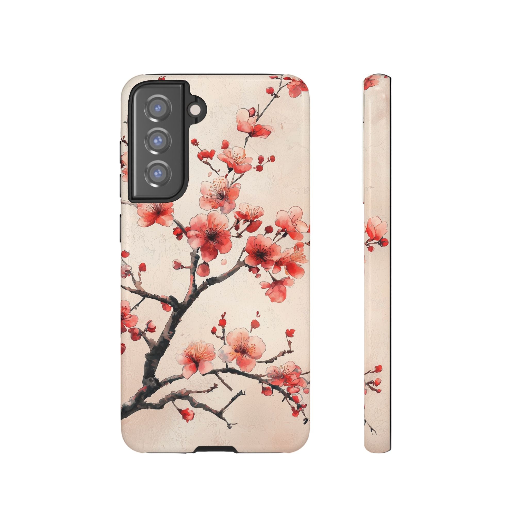Cherry Blossom Samsung Galaxy Phone Case | Pink Blossom Branch Design
