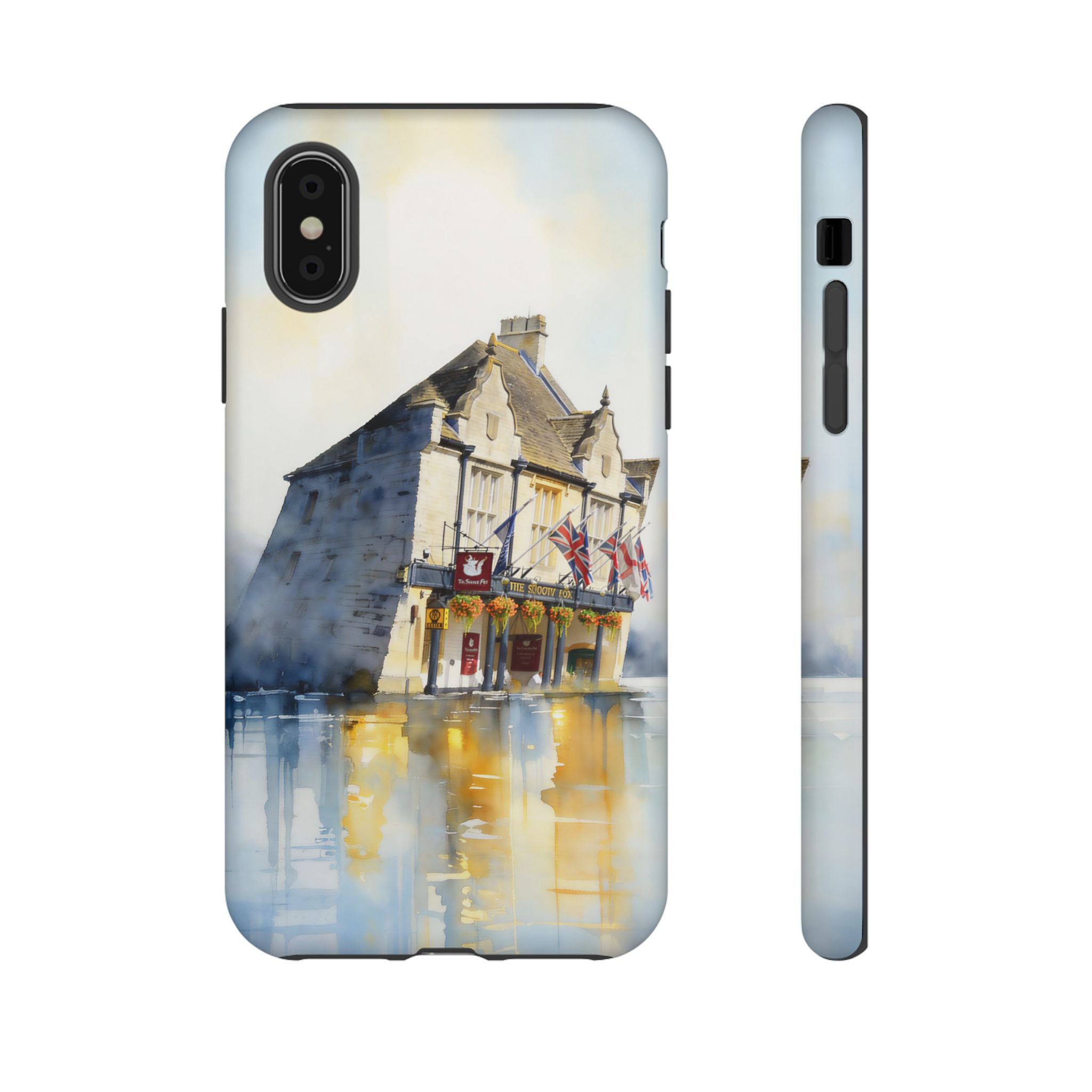 English Village Hotel Aesthetic iPhone Case