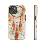 Dreamcatcher Tough iPhone Case | Watercolour Feather