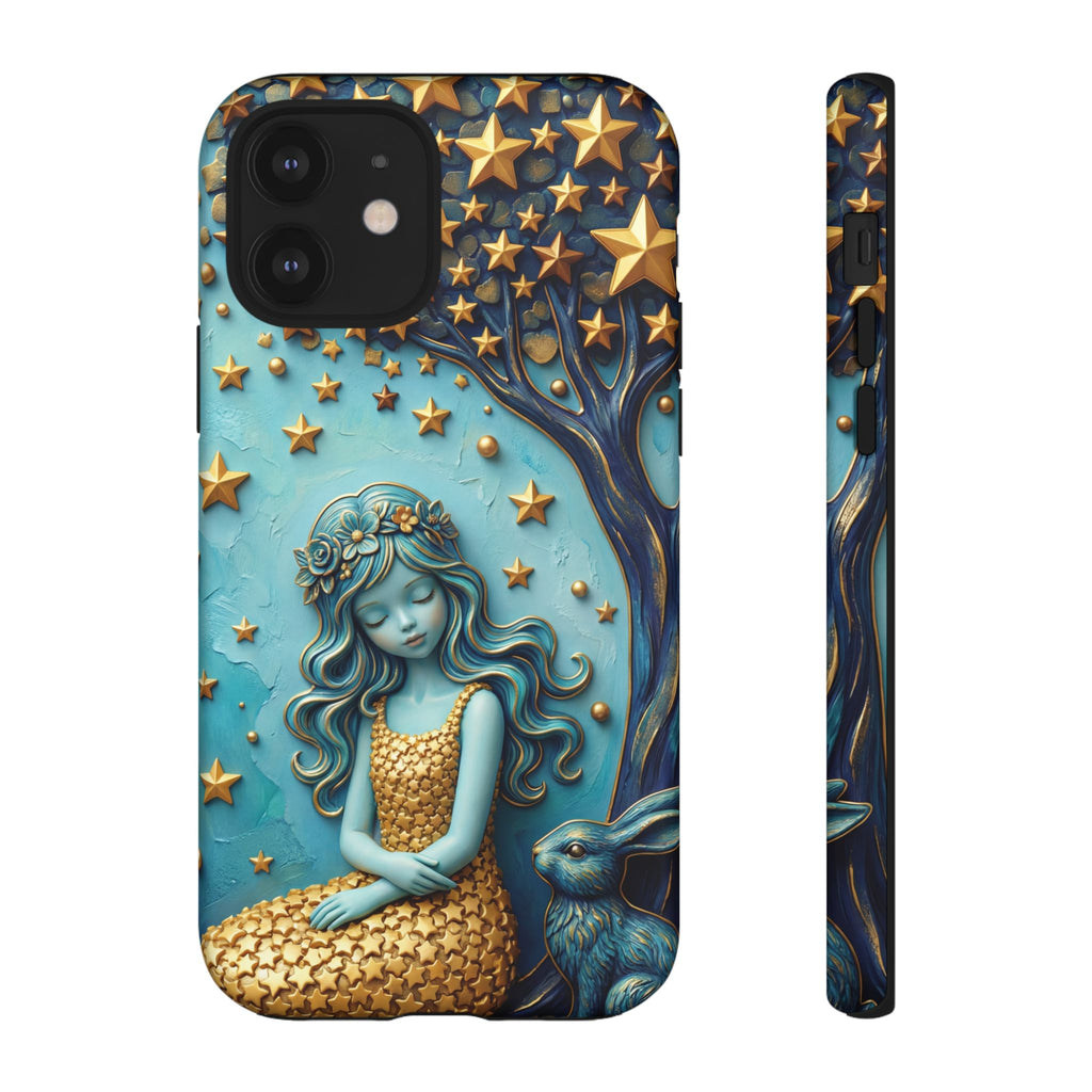 Dreamy Maiden & Star Tree iPhone Case