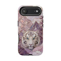 White Tiger iPhone Case | Cherry Blossom Art Cover
