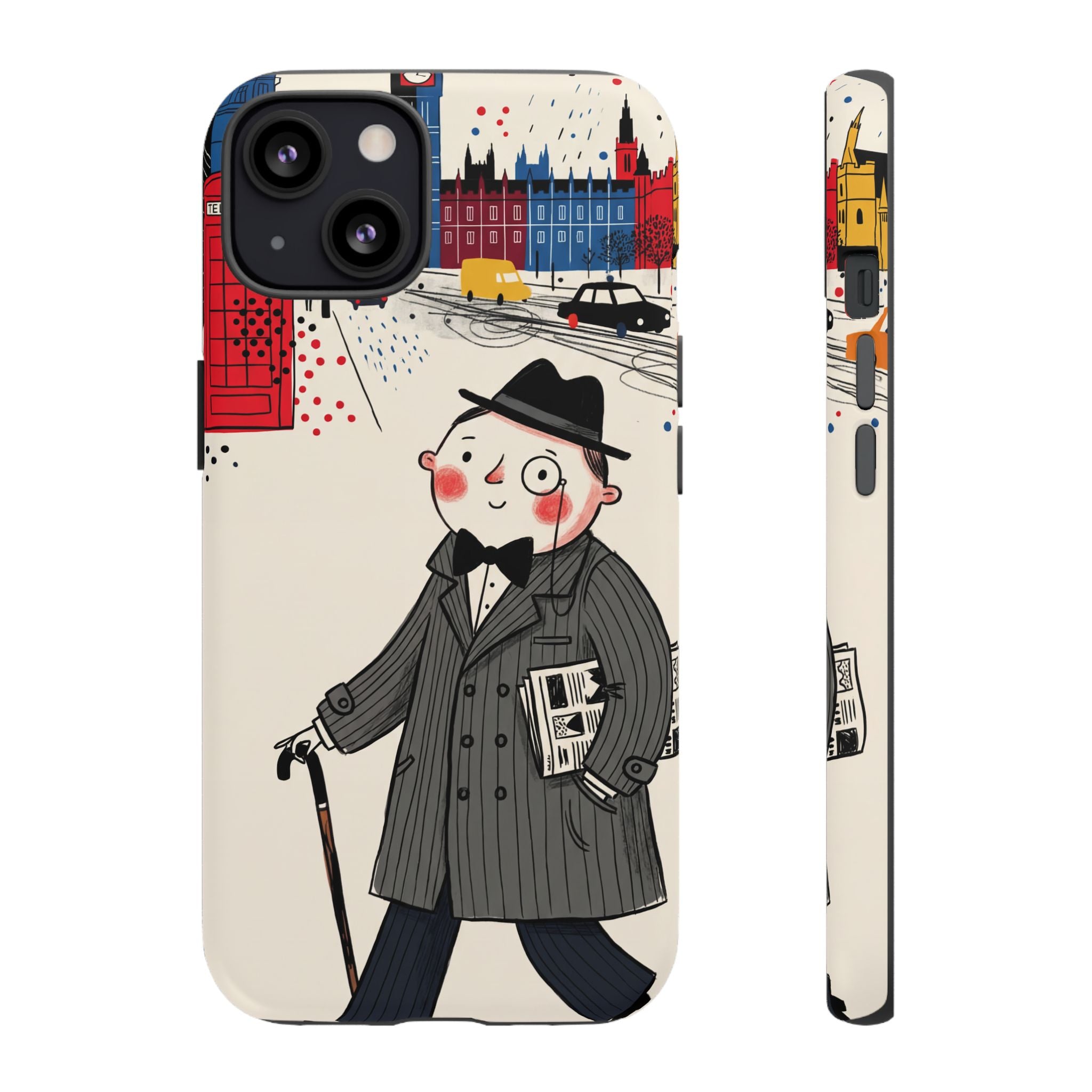 Detective in London iPhone Case