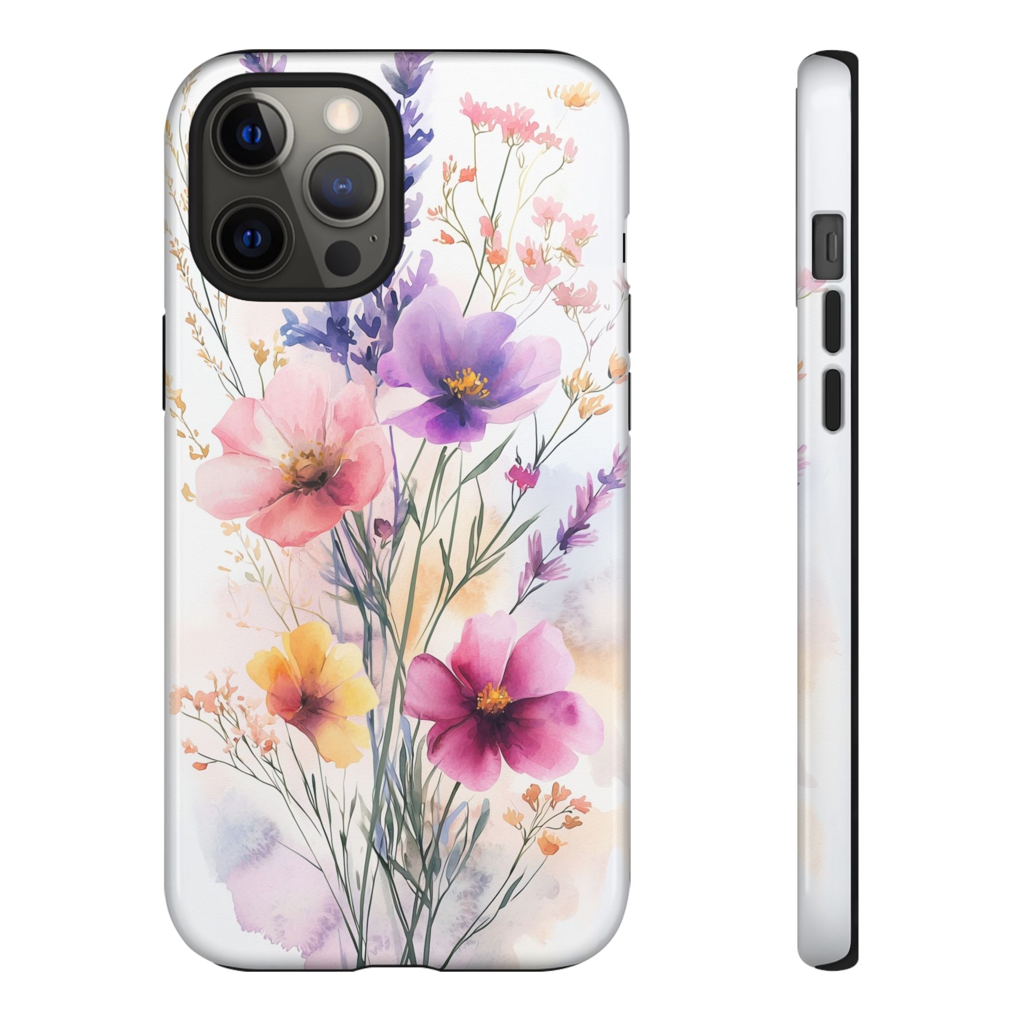Floral Watercolour iPhone Case | Pastel Bouquet