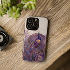 Purple Peacock iPhone Case | Celestial Peacock iPhone Case