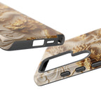 Dragon Relief Samsung Galaxy Case — Gold Carved Dragon Protective Cover