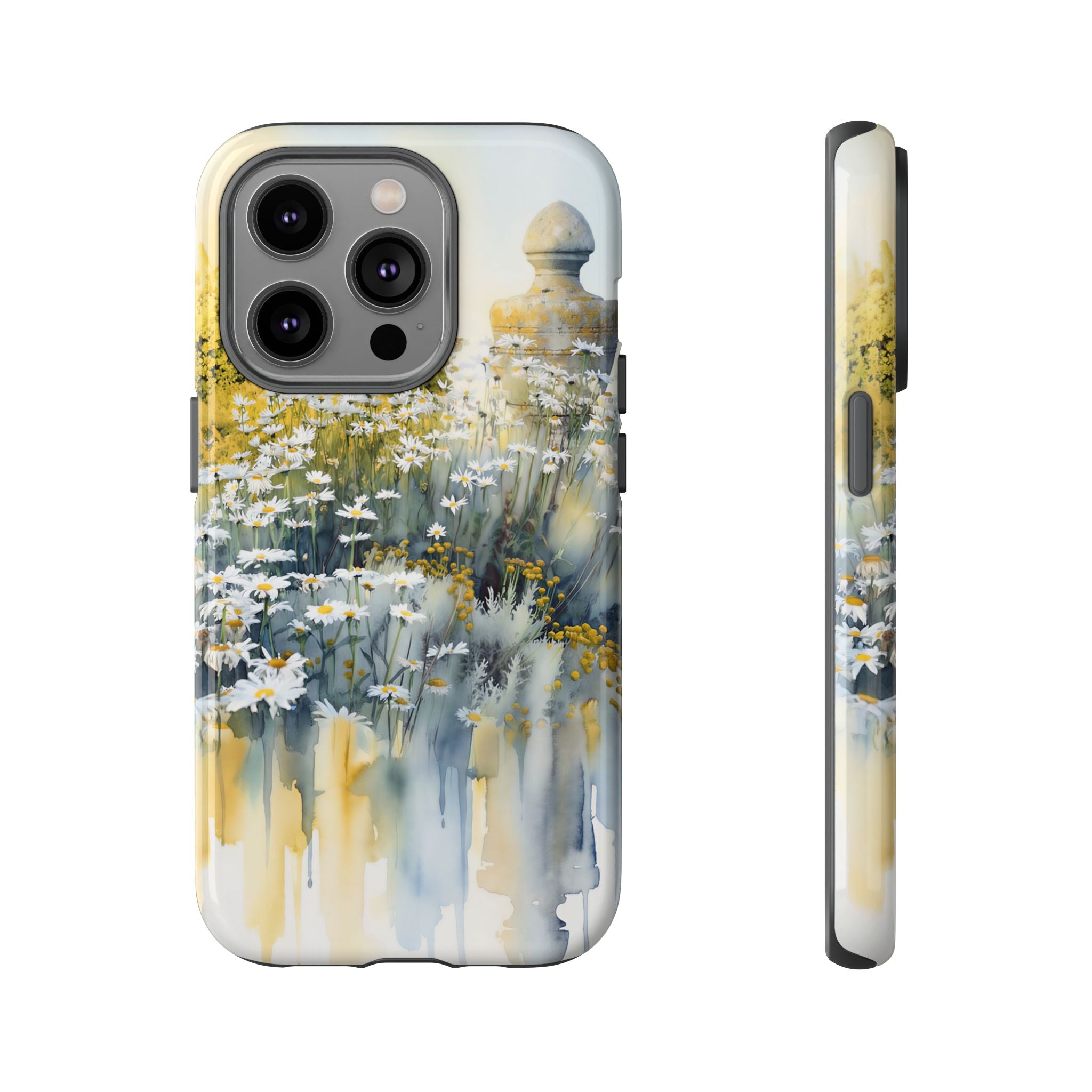 Watercolor Floral Daisy Garden iPhone Case
