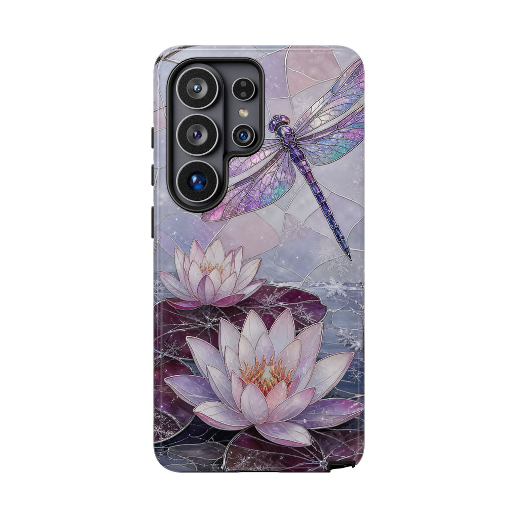 Dragonfly Samsung Galaxy Phone Case | Lotus Flower Phone Case