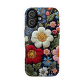 Floral Embroidered Garden iPhone Case