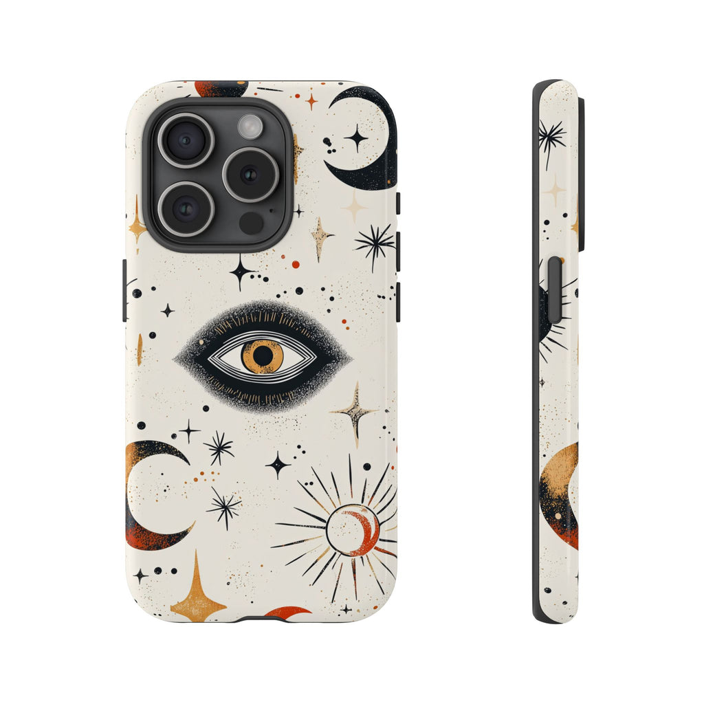 Mystic Eye iPhone Case | Celestial Moon & Star