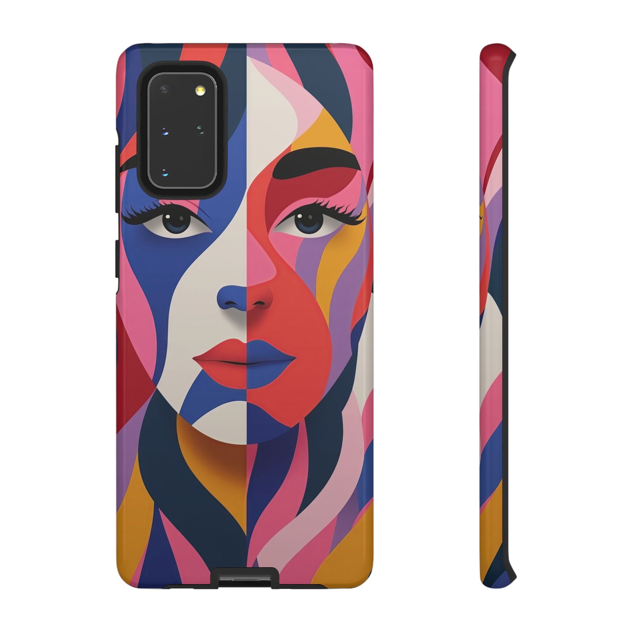 Abstract Colourful Face Samsung Galaxy Case | Vibrant Pop Art