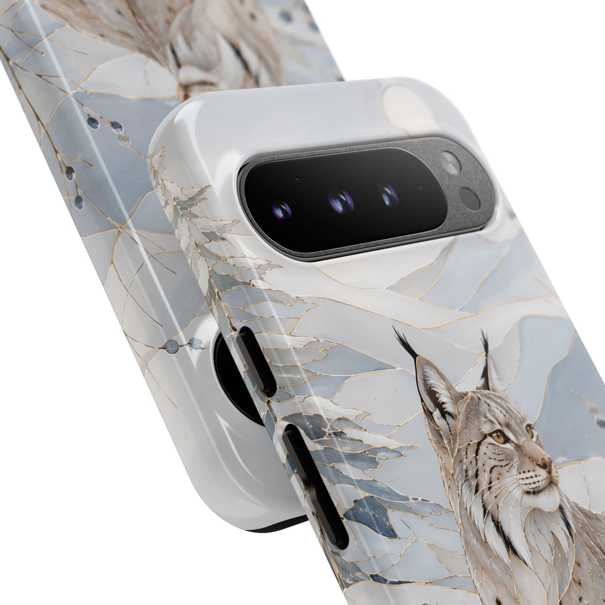 Lynx Google Pixel Phone Case | Winter Mountain Phone Case