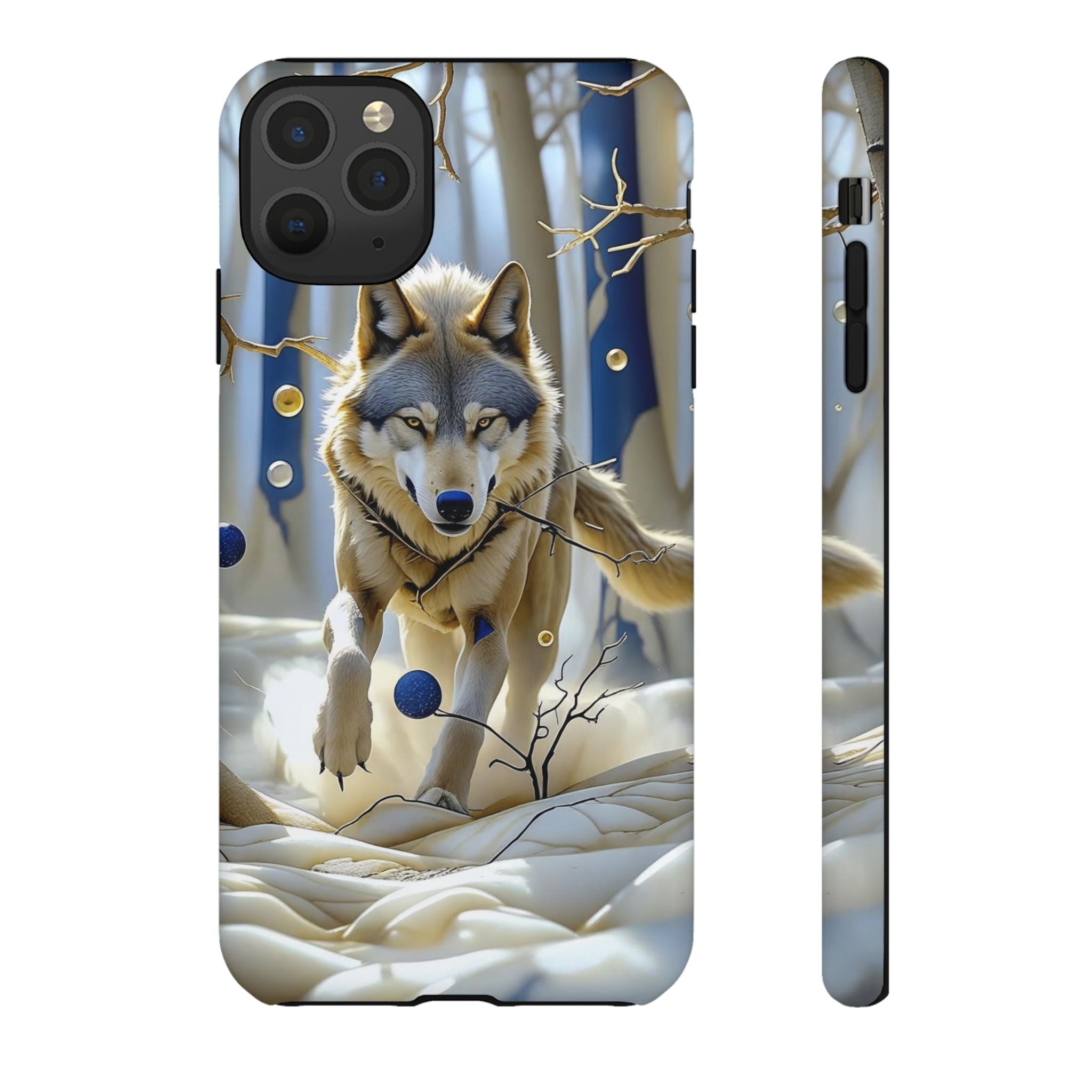 Wolf in Snow iPhone Case — Rugged Wildlife