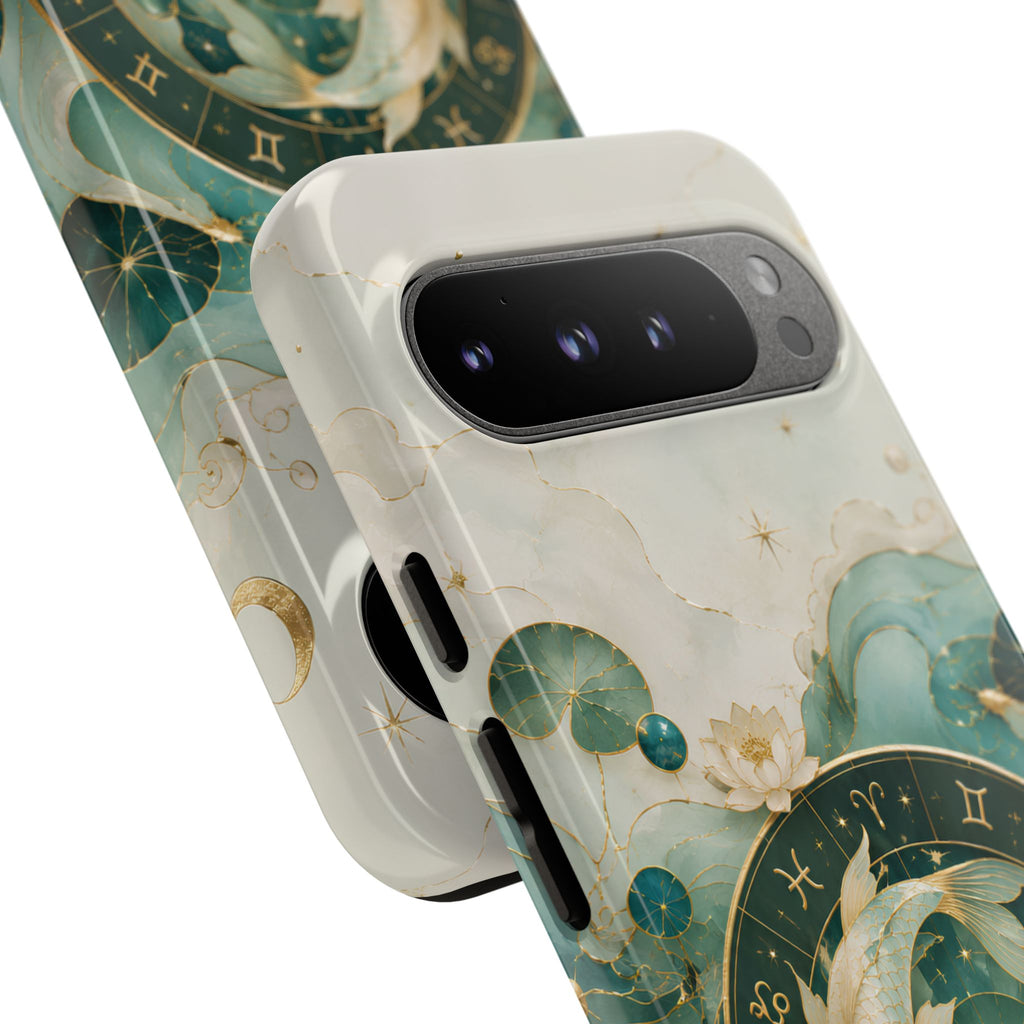 Koi Zodiac Google Pixel Phone Case | Celestial Koi Phone Case