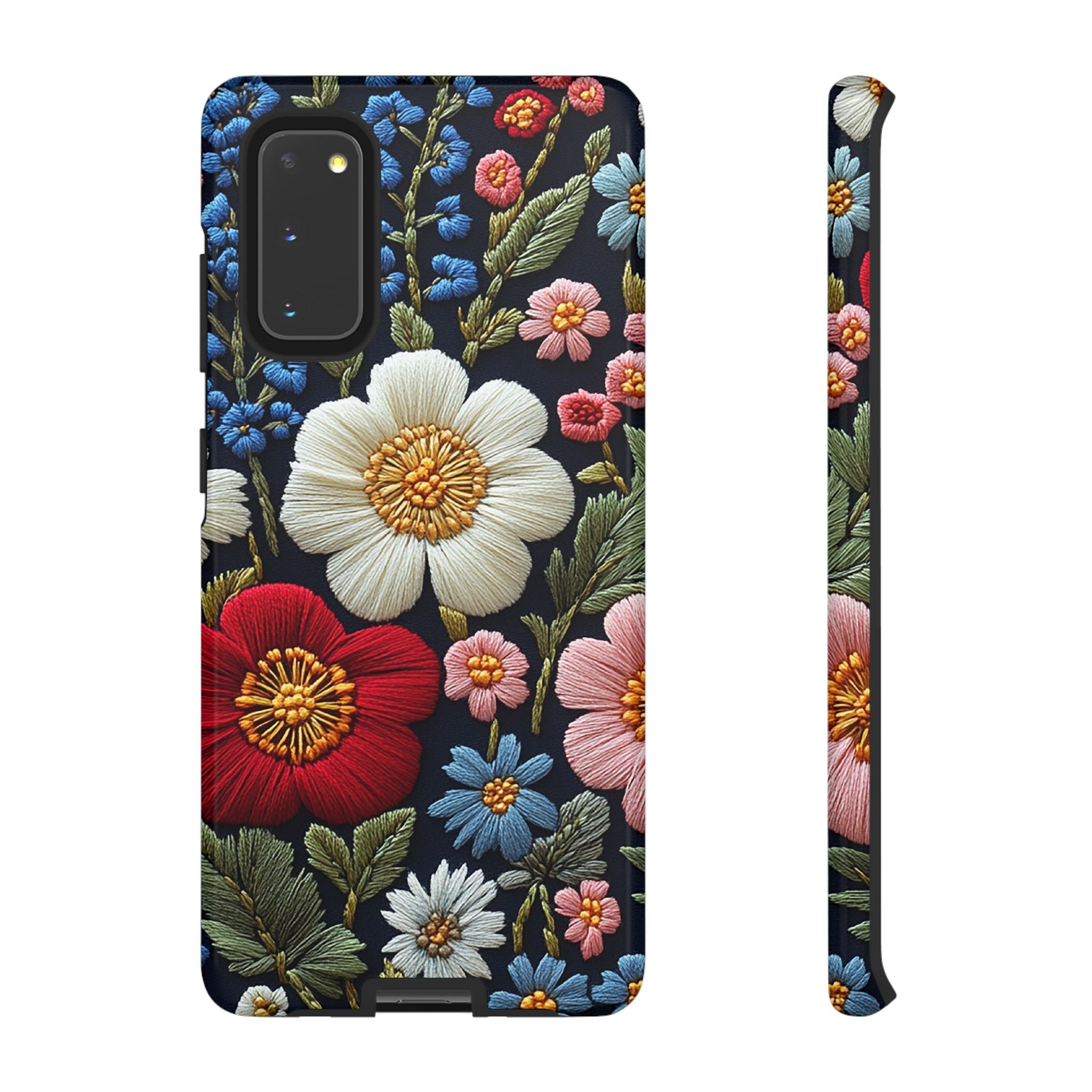 Floral Embroidered Garden Samsung Galaxy Case