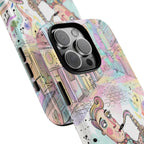 Custodia iPhone Sassofonista | Illustrazione Jazz Pastello