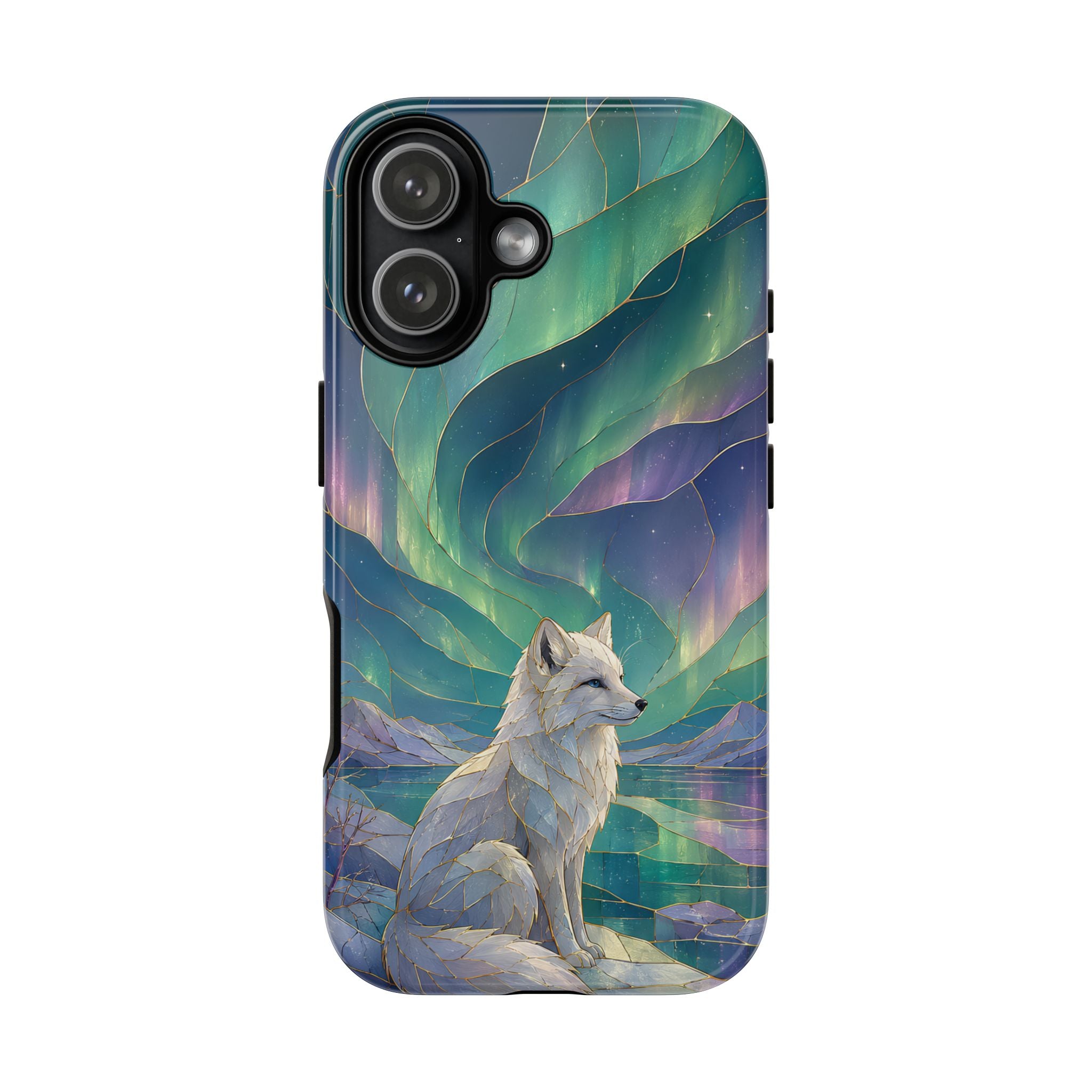 Arctic Fox iPhone Case | Northern Lights iPhone Case