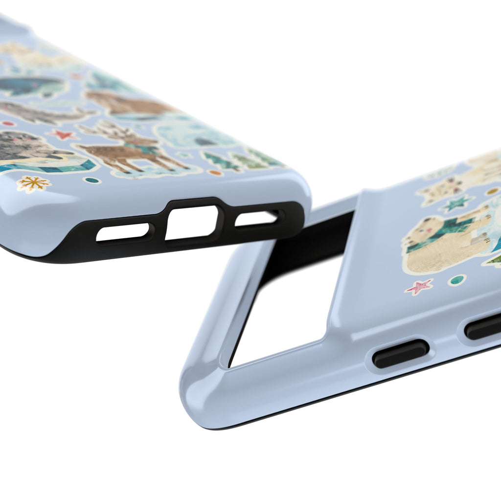 Cute Arctic Animals Tough Google Pixel Phone Case
