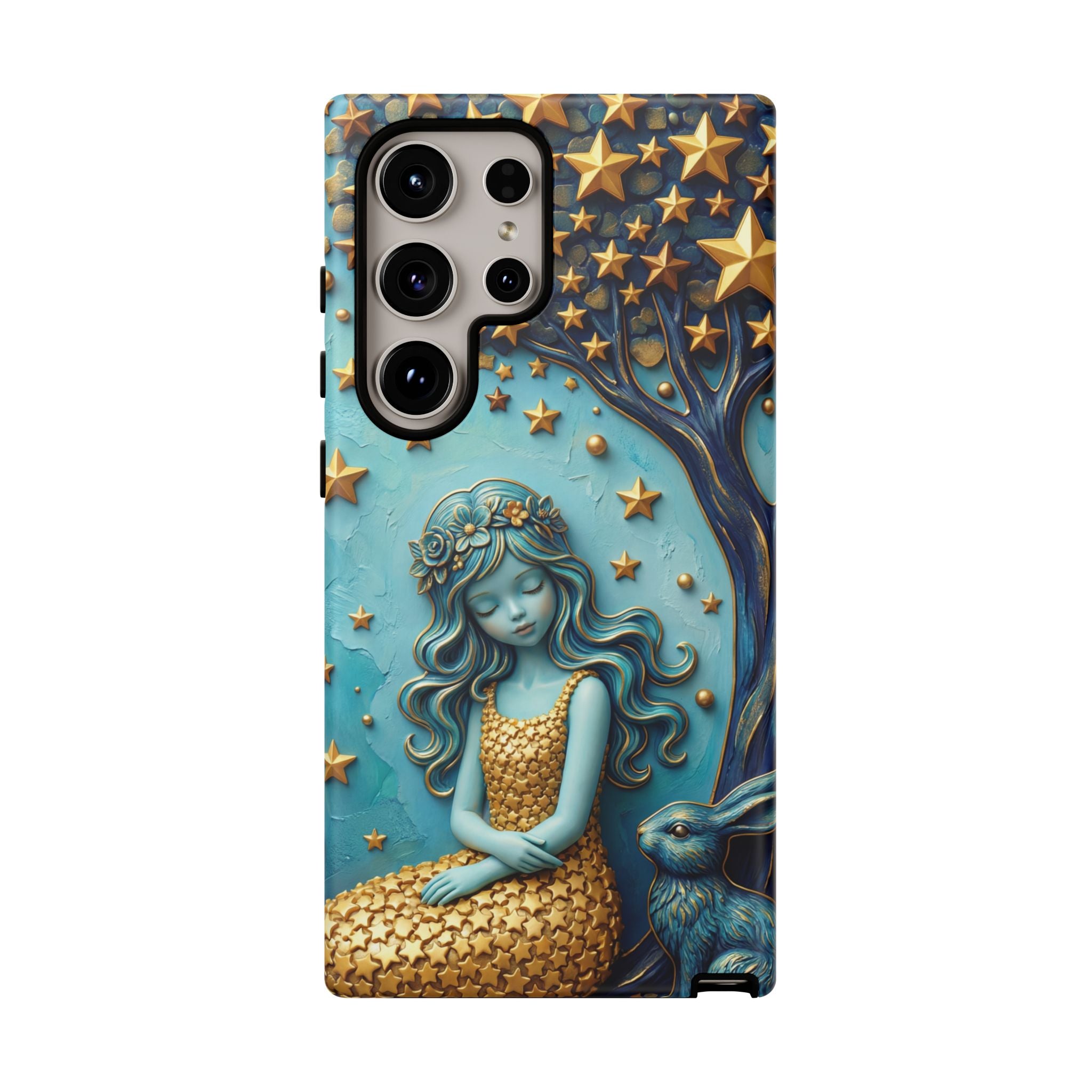 Dreamy Maiden & Star Tree Samsung Galaxy Phone Case