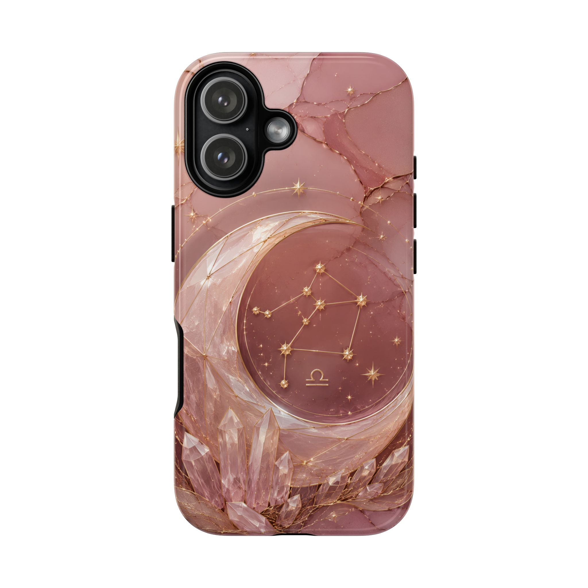 Libra Zodiac iPhone Case | Moon Crystal Astrology iPhone Case