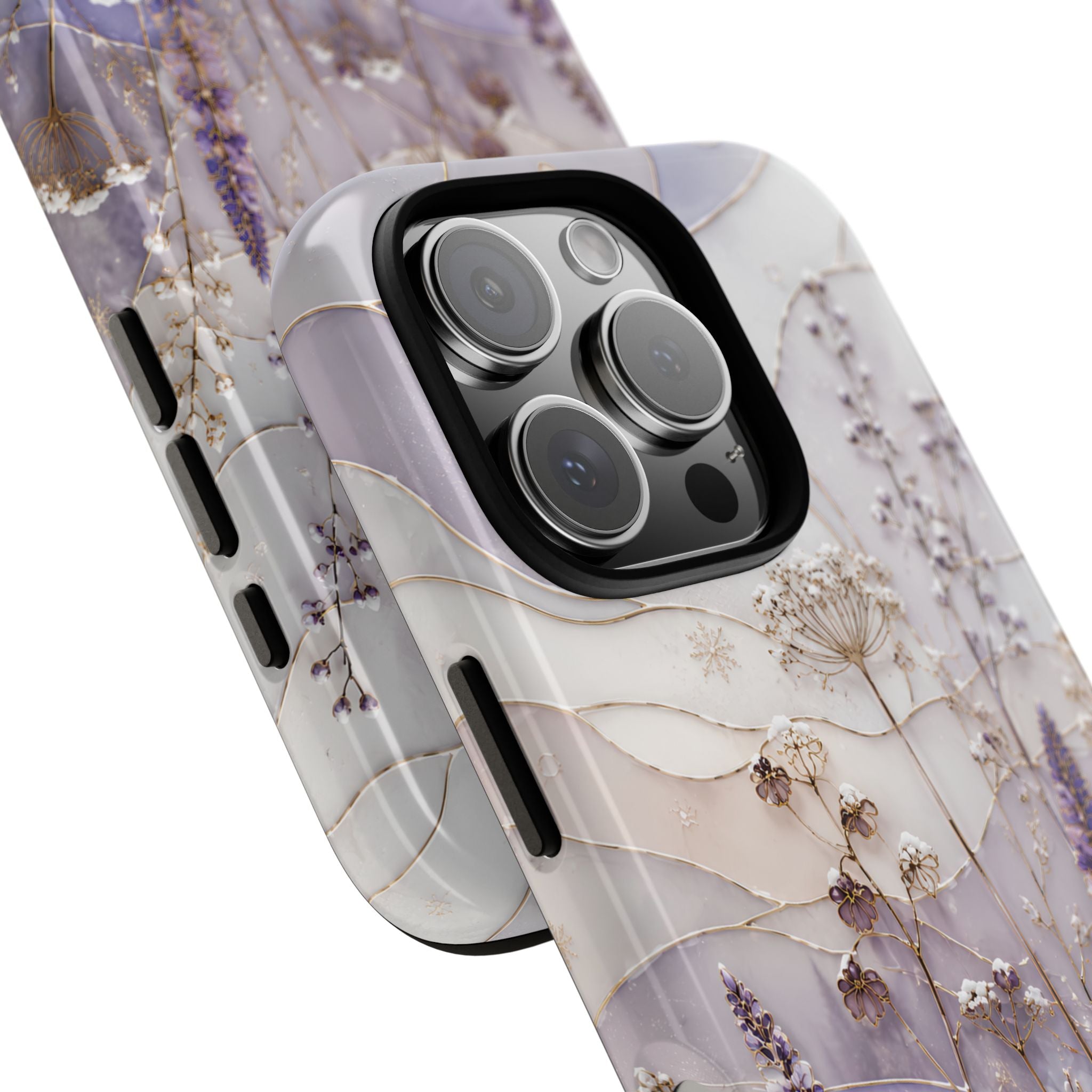 Stained Glass Wildflower iPhone Case | Floral Meadow iPhone Case