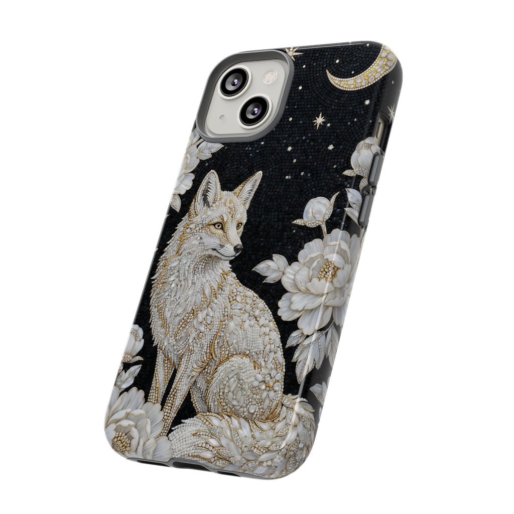 Mystic Fox Moon iPhone Case | Celestial Floral iPhone Cover