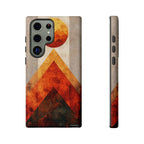 Retro Geometric Sunset Samsung Galaxy Case