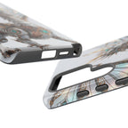 Custodia per Samsung Galaxy con drago meccanico Steampunk — Custodia protettiva Fantasy Armor