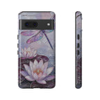 Dragonfly Google Pixel Phone Case | Lotus Flower Phone Case