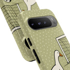 Funny Goose Soccer Google Pixel Phone Case | Cute Sports Bird Cover
